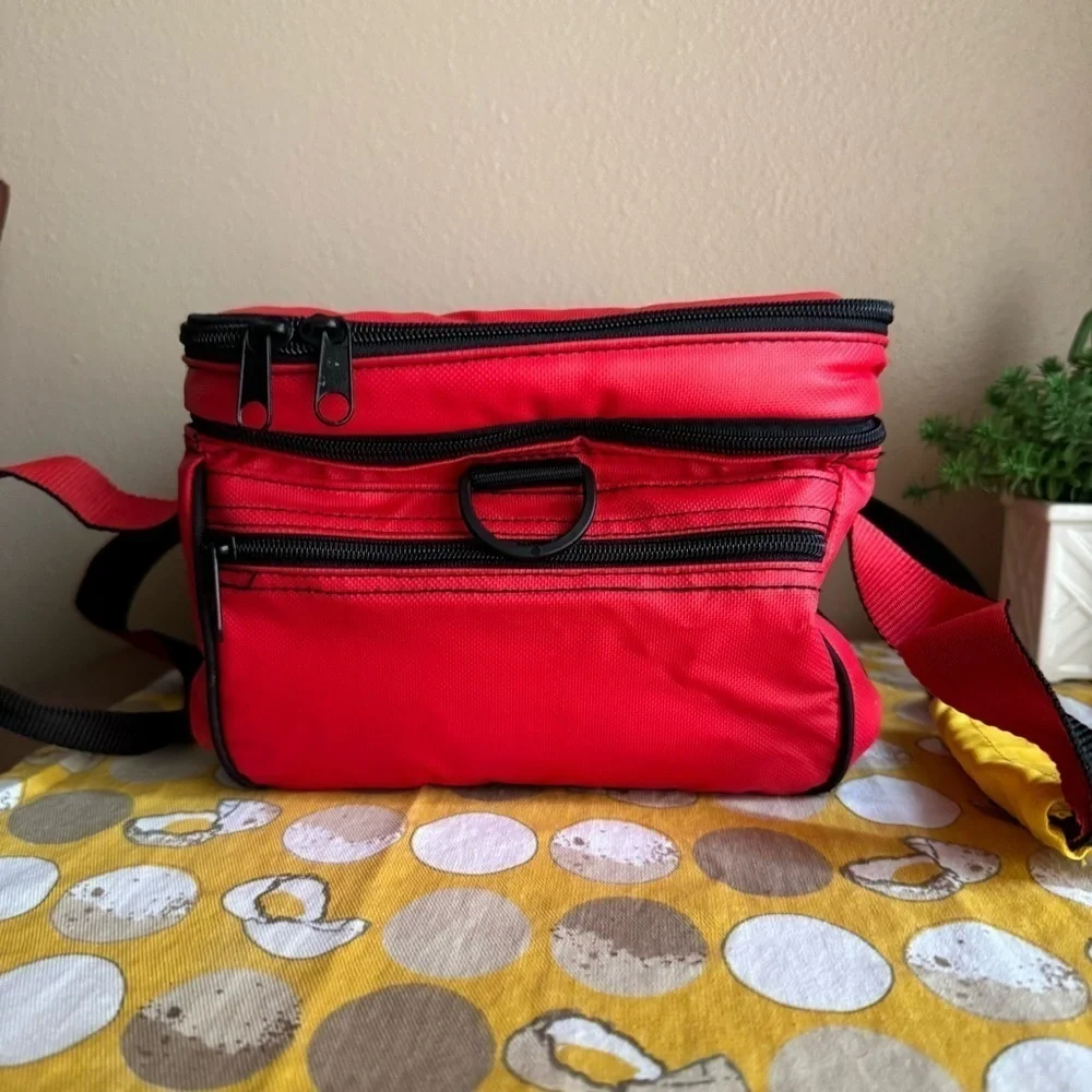 Vintage 90s red Marlboro Cigarettes insulated lunchbox